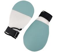 Dementia Restraint Gloves, 2Pcs Hand Protective Gloves for Elderly or Dementia Patients, Restraint Mitts for elderly (Light Blue)