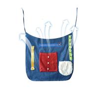 Dementia Support Apron - Sensory Activity Comfort Layout, Calm Engagement Aid, Gentle Tactile Stimulation Tool with Various Interactive Elements | Meaningful Relaxation Routine for Adults