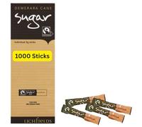 Demerara Cane Sugar Sticks, 2kg, Pack of 2000 (2000 Sachets (2kg))