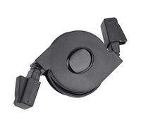 Demeras 1pc Ethernet Cable New 1m/2m Adjustable Retractable CAT6 RJ45 Lan Network Cable Cord for Modem Router, PC, Laptop, Black(2m) Desktop computers and peripherals