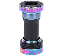 Demeras Bicycle Bottom Bracket Metal One-Piece Hollow Thread Type Bottom Bracket for Frame Five-Way 68-73mm(2.7-2.9in)
