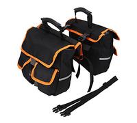 Demeras Bike Double Pannier Bag Cycling Detachable Rear Saddle Bag Trunk Carrier Bag Outdoor