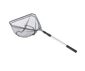Demeras Durable Foldable Fish Net Folding Trout Catch Durable Nylon Material Mesh for Fly Carp Course Sea