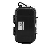 Demeras Shockproof Carry Box Outdoor Survival Shockproof Waterproof Storage Case Airtight Carry Box Container(Black)