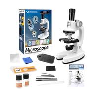Demero Microscope for Kids, Portable Bug Microscope Kit with LED Light and Mobile Phone Holder, Educational Science Toy