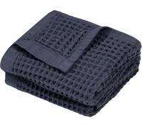 DEMМEX Organic Cotton Waffle Turkish Hand Towels for Bathroom & Kitchen, OEKO-TEX® Certified, Ultra Soft, Lightweight Quick Dry Waffle Weave, Set of 2, 50×75 cm (Anthracite)