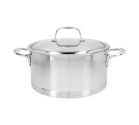 Demeyere Atlantis 7 24 cm 18/10 Stainless Steel Stew pot with lid silver