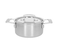 Demeyere Industry 5 18 cm 18/10 Stainless Steel Stew pot with lid silver