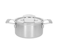 Demeyere Industry 5 20 cm 18/10 Stainless Steel Stew pot with lid silver