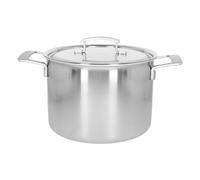 Demeyere Industry 5 24 cm 18/10 Stainless Steel Stock pot with lid silver
