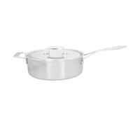 Demeyere Industry 5 28 cm round 18/10 Stainless Steel Saute pan with lid silver