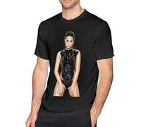 Demi Lovato Men T-Shirt Unisex Gift Men's Black Tees(XX-Large)