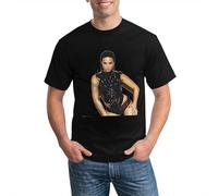 Demi Lovato Men T Shirts Short Sleeves Round Neck Tees Summer Casual Tops(Large)