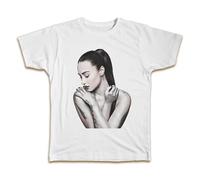 Demi Lovato T-Shirt - Men Top Music Pop Icon Birthday Present Gift(X-Large)
