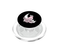 Demigirl Garden Rose Cat Moon LGBTQ Demigirl Pride LGBT PopSockets PopGrip for MagSafe