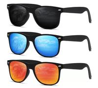 DEMIKOS Sunglasses Men Polarized Sunglasses for Mens Womens Retro Mirror Lens for Driving Fishing UV Protection
