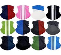 DEMIL 6PCS/8PCS/12PCS Seamless Headband camo Bandanas Headwear for Men&Women Neck warmer Scarf 16-in-1 Multifunctional for Neck Gaiter (12pcs-Fluorescent Green)