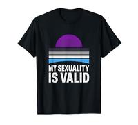 Demisexual Pride My Sexuality Is Valid Retro Women's Semi-Pr T-Shirt