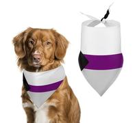 Demisexual Proud Flag Dog Bandana Puppy Cat Scarfs Bibs Washable Triangle Kerchief Pet Gifts
