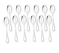 Demitasse Espresso Spoons Set of 12, Mini Coffee Spoon, 18/10 Stainless Steel Small Spoons for Dessert, Tea, Appetizer, 4.7