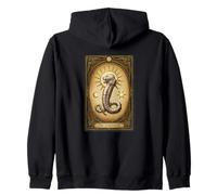 Demiurge Gnostic Yaldabaoth Serpent Gnosticism Tarot Zip Hoodie