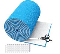 Demiwise 12 x 90 Inch Air Vent Filters Kit for Home,Cut to Size Floor Vent Filters MERV 8 Electrostatic Air Filter Roll, Fit All Floor Registers, Grilles, Ceiling, Wall HVAC Furnce Vents