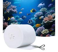 Demiwise Aquarium Polishing Filter Pad-Ultra Fine 200 Micron Filter Floss for Crystal Clear Water, Cut-to-Size Filter Media for Fish Tank,Safe for Fish/Reef/Turtles (24 Inches x 36 Inches,1 Pack)