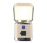 Demlaies Camping Lantern Rechargeable, 4-Mode Dimmable Super Bright Light with 4000mAh Battery Powered, Long Battery Life, Waterproof Aluminum Portable Lamp for Tent Camping Accessories & Emergency