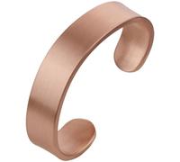 DEMMEX 3mm Thick Solid Copper Bracelet for Men & Women - 100% Pure, Raw, Uncoated Copper Cuff Bangle, Non-Magnetic - Heavy Gauge Thickest of Its Kind, Handmade in Turkey