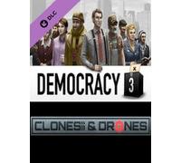 Democracy 3: Clones and Drones Steam Key GLOBAL