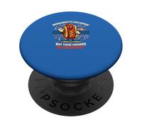 Democracy Collapsin' Wieners Slappin' Hot Dog USA Flag July PopSockets Adhesive PopGrip