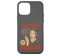 Democracy Dying Fireworks Ironic Political Art Case for iPhone 12 mini