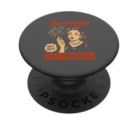Democracy Dying Fireworks Ironic Political Art PopSockets Adhesive PopGrip