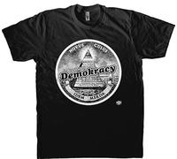 Democracy FreshScent Demokracy Mens T-Shirt Funny Political Shirt(Large)