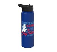 Democracy is Dying But Hey Nice Fireworks - 4th July Stainless Steel Insulated Water Bottle