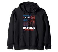 Democracy Is Dying But Hey Nice Fireworks Zip Hoodie