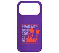 Democracy Looks Good on Me Case for iPhone 17 Pro Max