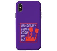 Democracy Looks Good on Me Case for iPhone X/XS