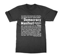 Democracy Manifest T-Shirt (Black, 5XL)