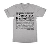 Democracy Manifest T-Shirt (Grey, M)