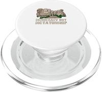 democracy not Dictatorship American Mount Rushmore Monument PopSockets PopGrip for MagSafe