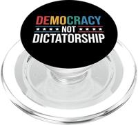 Democracy Not Dictatorship Promoting Democracy Political PopSockets PopGrip for MagSafe