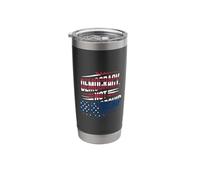 Democracy Not Dictatorship Upside Down Flag Stainless Steel Insulated Tumbler