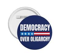 Democracy Over Oligarchy Protest pins Fight Oligarchy Decor Brooch Pin Metal Badges 1 Pcs