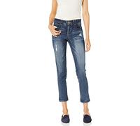Democracy Women's Ab Solution Ankle Skimmer, Distressed Blue, 10