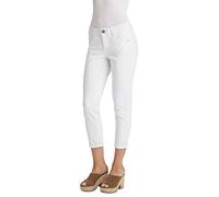 Democracy Women's 25" "Ab Solution Crop Jeans, Optic White, 6