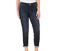 Democracy Women's AB Solution Crop Jeans, Dark Indigo, 12
