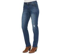 Democracy Women's Ab Solution Straight Leg Jean, Blue Vintage, 8