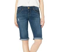 Democracy Women's Bermuda, Ab Solution 13" Short, Authentic Blue, 6