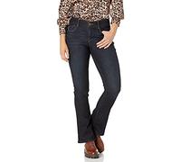 Democracy Women's Petite Ab Solution Itty Biity Boot Leg Jean, Indigo, 6